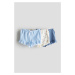 H & M - Žerzejové šortky's volánkovými lemy - modrá