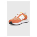 Sneakers boty New Balance Ws237fb hnědá barva