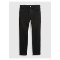 GAP Černé klučičí džíny slim soft wearr with Washwell