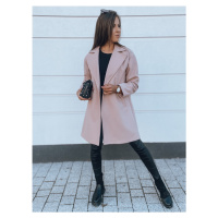 Dámský kabát SEVENTO růžový Dstreet - ONESIZE