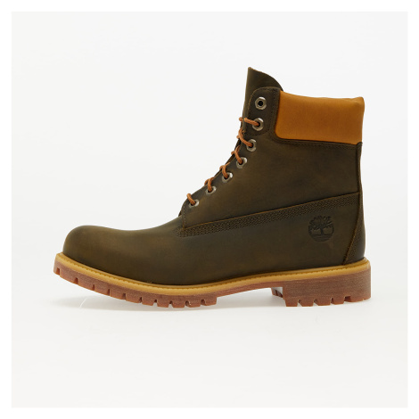 Timberland 6 Inch Lace Up Waterproof Boot Olive