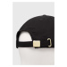 Bavlněná baseballová čepice Versace Jeans Couture černá barva, s aplikací, 76HAZK26 ZG205