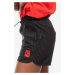 Kraťasy Puma x Vogue Woven Shorts dámské, černá barva, vzorované, medium waist, 534693.01-black