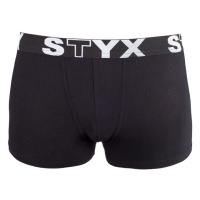 Dětské boxerky Styx sportovní guma černé