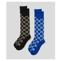 Ponožky karl lagerfeld k/monogram sock set černá