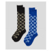 Ponožky karl lagerfeld k/monogram sock set černá