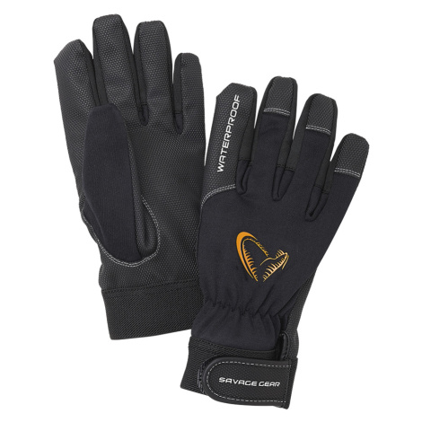 Savage Gear Rukavice All Weather Glove Black Barva: Black
