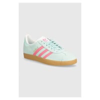 Semišové sneakers boty adidas Originals Gazelle tyrkysová barva, JI1375