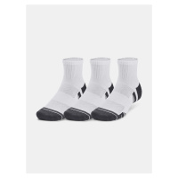 Under Armour Ponožky UA Performance Tech 3pk Qtr-WHT - unisex