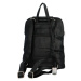 Trendy dámský koženkový kabelko-batoh Sokkoro, černá