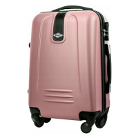 Rogal Růžový lehký plastový cestovní kufr 