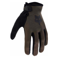 FOX Cyklistické rukavice dlouhoprsté - RANGER - černá/hnědá