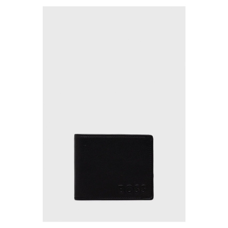 Peněženka BOSS černá barva Hugo Boss