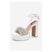 Sandály NINE WEST WFA2736-1 Materiál/-Syntetický