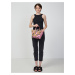 Růžová vzorovaná kabelka Versace Jeans Couture