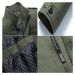 Pánská retro bunda taktická typu kabátek se zipy a pásky