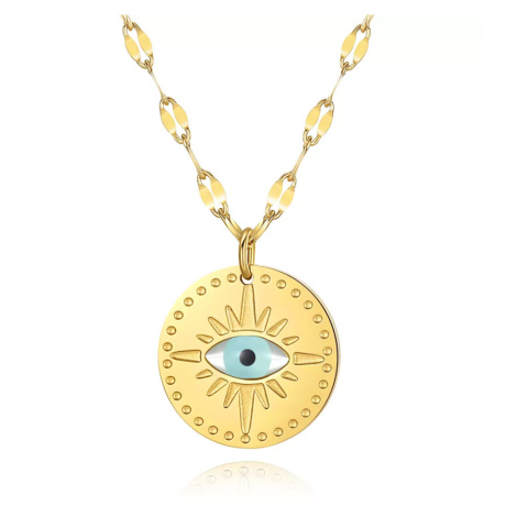 Linda's Jewelry Náhrdelník Boží Oko chirurgická ocel INH196