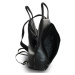 Černý kožený batůžek/kabelka Hazelien Arwel