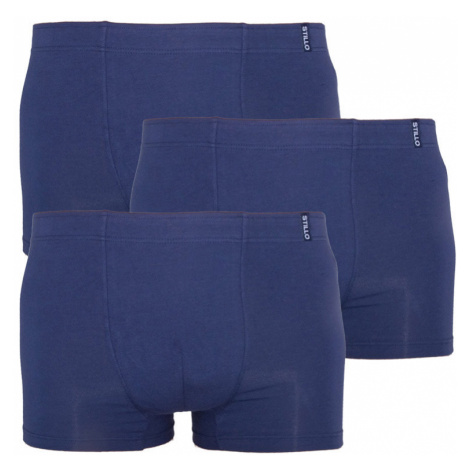 3PACK pánské boxerky Stillo tmavě modré (STP-0090909)