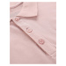 Světle růžové pánské polo tričko NAX LOPAX