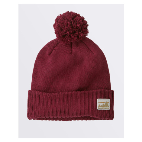 Patagonia Powder Town Beanie 73 Skyline: Carmine Red