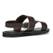 Kožené sandály Geox U ERICE A pánské, hnědá barva, U36GUA00043C6009