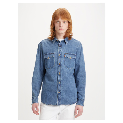 Modrá pánská džínová košile Levi's® Western Levi´s