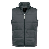 B&C Bodywarmer Pánská prošívaná vesta JM930 Dark Grey (Solid)