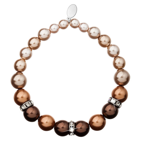 Evolution Group - Pavona Perlový náramek 33016.3 brown