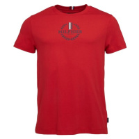 Tommy Hilfiger GLOBAL STRIPE WREATH Pánské triko, červená, velikost