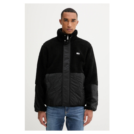 Bunda Tommy Jeans černá barva, přechodná, DM0DM22066 Tommy Hilfiger