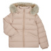 Tommy Hilfiger ESSENTIAL DOWN FUR HOOD JACKET Béžová