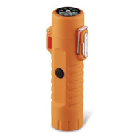 Daklos Plazmový elektrický zapalovač s kompasem a LED světlem v dárkové krabičce oranžový