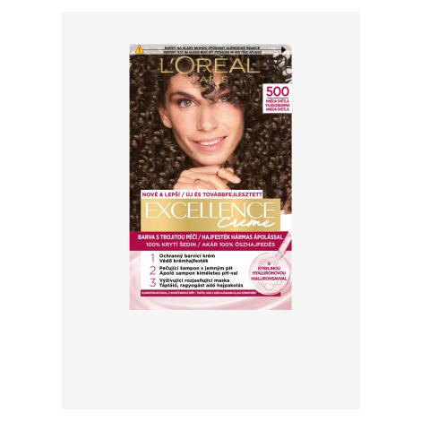 Barva na vlasy L'Oréal Paris Excellence Creme 500 Hnědá světlá