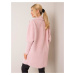 Dámský růžový kabát -pink Pudrová