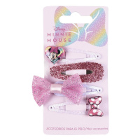 HAIR ACCESSORIES CLIPS 4 PIECES MINNIE