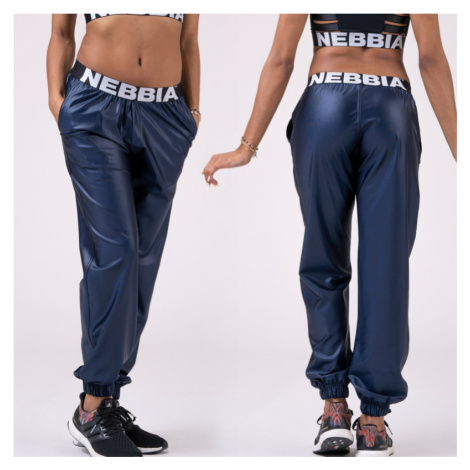 NEBBIA - Kalhoty DROP CROTCH 529 (blue) - NEBBIA