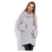 Masivní pletený svetr pro těhotné s rolákem 70012C