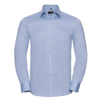 Men's Long Sleeve Herringbone Shirt Russell