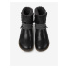 Černé dámské zateplené kožené kotníkové boty Camper Patty Negro