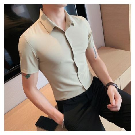 Pánská elegantní košile nemačkací s krátkým rukávem JFC FASHION