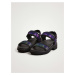 Fialovo-černé dámské sandály Desigual Track Sandal