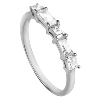 Silver Cat Zářivý prsten se zirkony SC302 52 mm