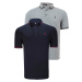 DOUBLE SET T8586 DEWBERRY MEN'S T-SHIRT-NAVY - GREY