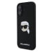 Karl Lagerfeld Liquid Silicone Karl Head MagSafe Zadní Kryt pro iPhone 16 Black