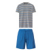 LIVERGY® Pánské pyžamo (pruhy/modrá)