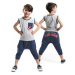 mshb&g Anchor Boy T-shirt Capri Shorts Set
