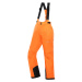 Alpine Pro Lermono Dětské lyžařské kalhoty KPAY287 neon pomeranč