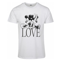 Mickey Mouse tričko, Minnie Loves Mickey Girly White, dámské
