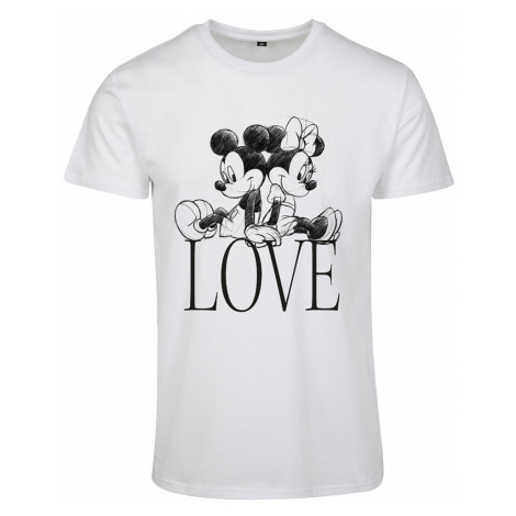 Mickey Mouse tričko, Minnie Loves Mickey Girly White, dámské TB International GmbH